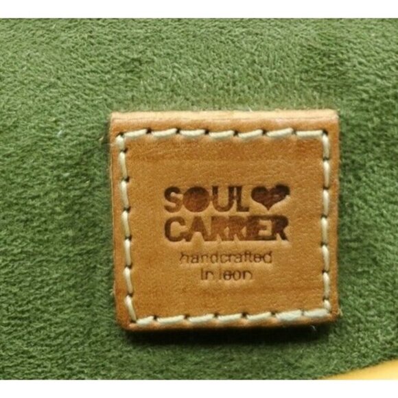 Soul Carrier Illumination Cowhide Suede Leather Clutch Purse with Tassel - Picture 10 of 11